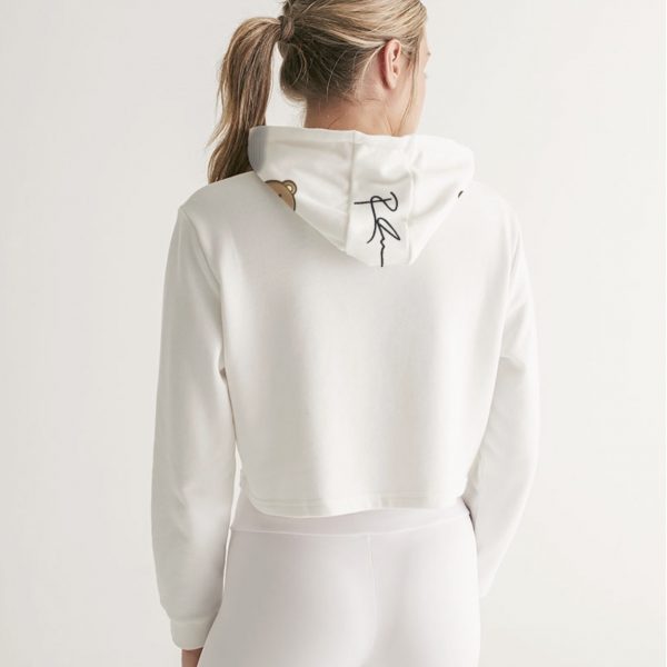 Ruebx Qube’s Signature “Grow Up” Women Cropped Hoodie