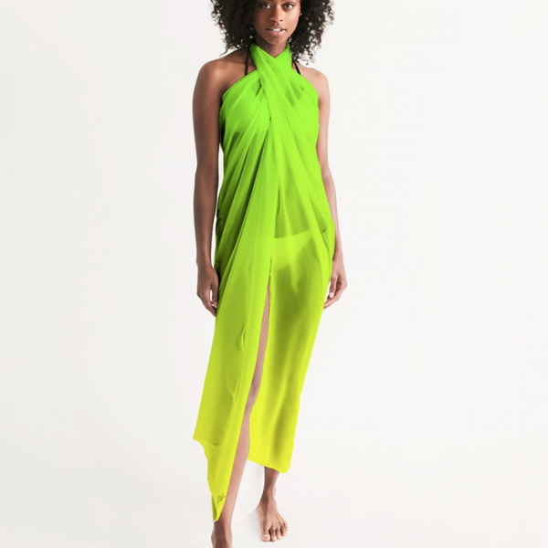 “NEON TECHNOLOGY” – SWIM COVER UP (LEMON/LIME)