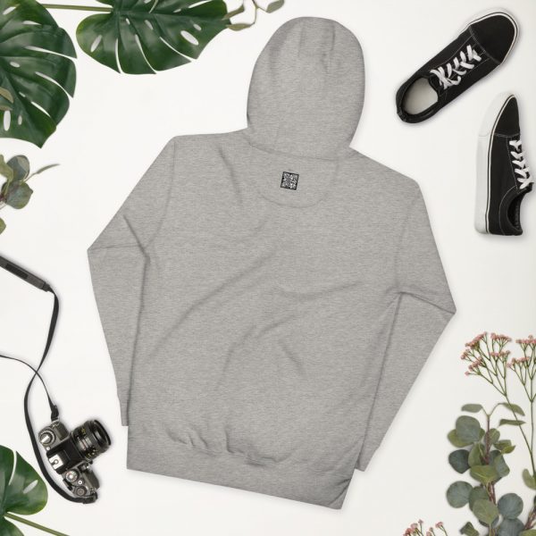 True Legends Never Die – Embroidered Carbon Gray Hoodie